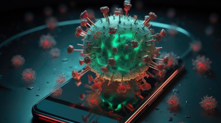 Celular con virus Celular con virus
