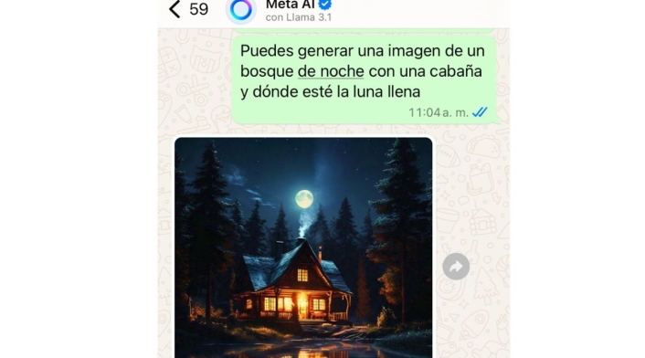 Creación de imágenes con Meta AI Creación de imágenes con Meta AI