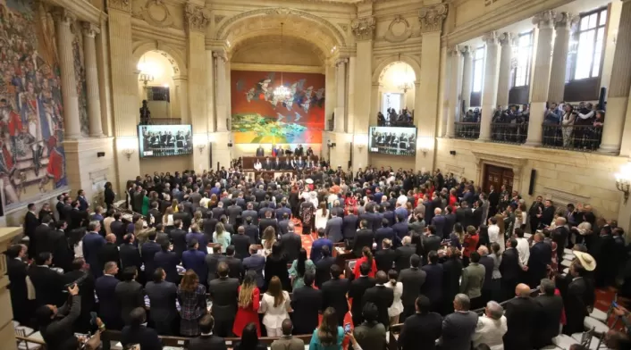 Instalación del Congreso, 20 de julio