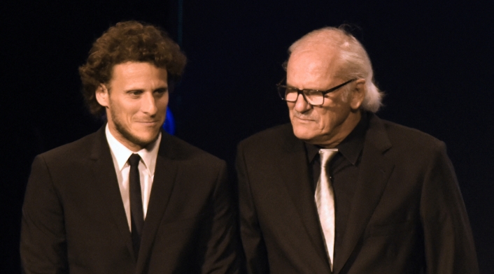 Diego Forlán y Pablo Forlán El futbolista uruguayo Diego Forlán y su padre, el exfutbolista uruguayo Pablo Forlán