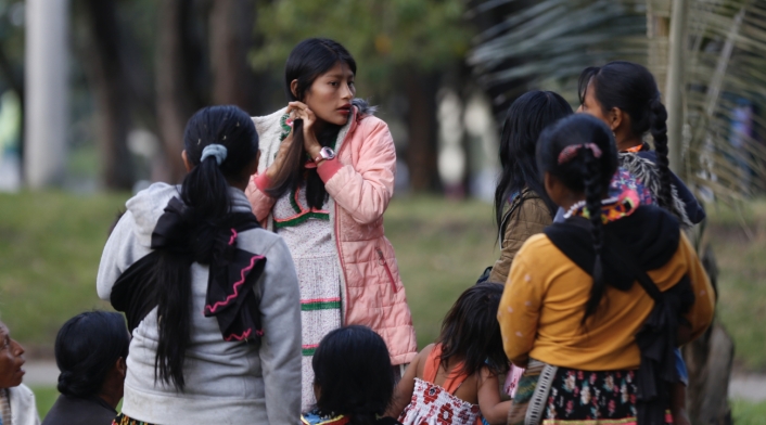 Denuncian abuso de menores Emberá en Bogotá Denuncian abuso de menores Emberá en Bogotá