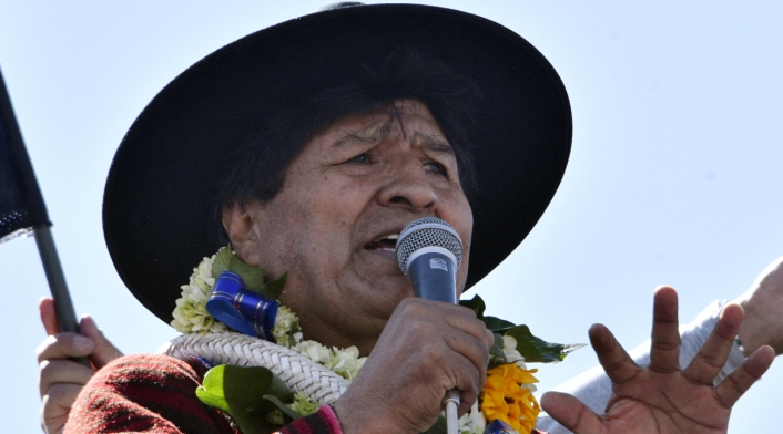 Evo Morales apoya a Maduro en las elecciones presidenciales de Venezuela