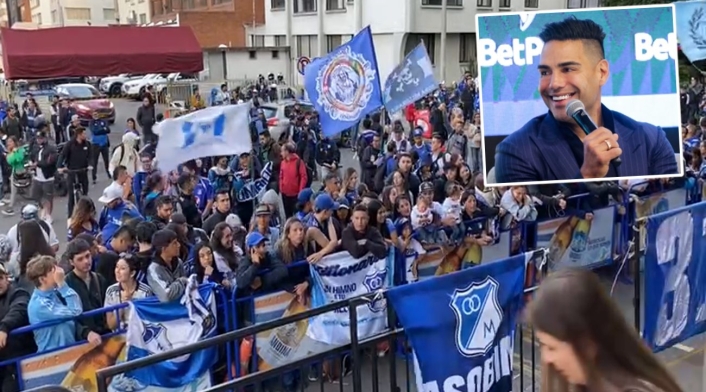 Falcao hinchas de Millonarios Falcao hinchas de Millonarios