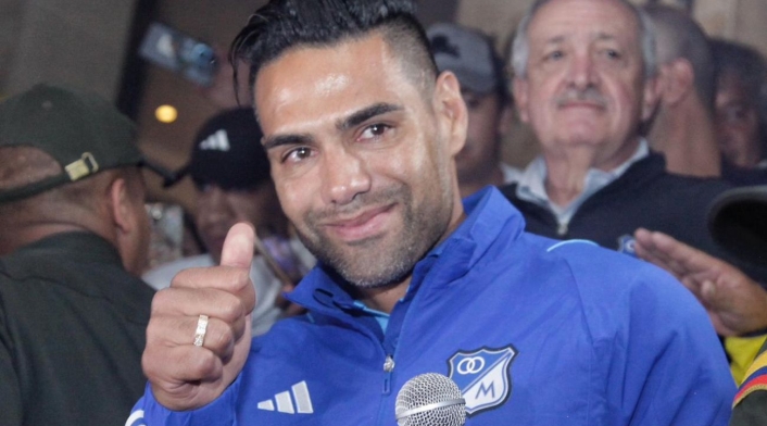 Falcao llegó a Millonarios Falcao llegó a Millonarios