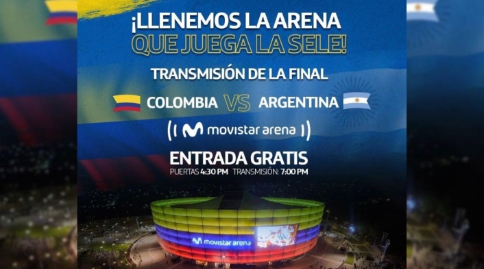 Final Copa América Movistar Arena Final Copa América Movistar Arena