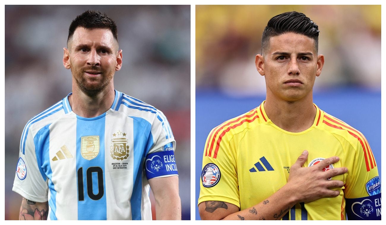 James y Messi James y Messi