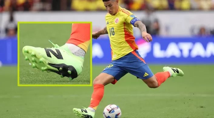 James Rodríguez y sus nuevos guayos James Rodríguez y sus nuevos guayos