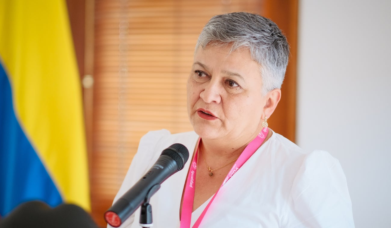 Luz María Múnera, alta consejera para las Regiones Luz María Múnera, alta consejera para las Regiones