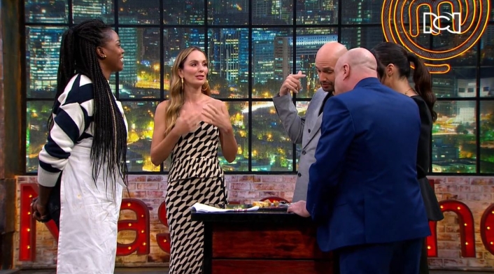 MasterChef: Caterine Ibargüen casi hace llorar a Nicolás De Zubiría MasterChef: Caterine Ibargüen casi hace llorar a Nicolás De Zubiría