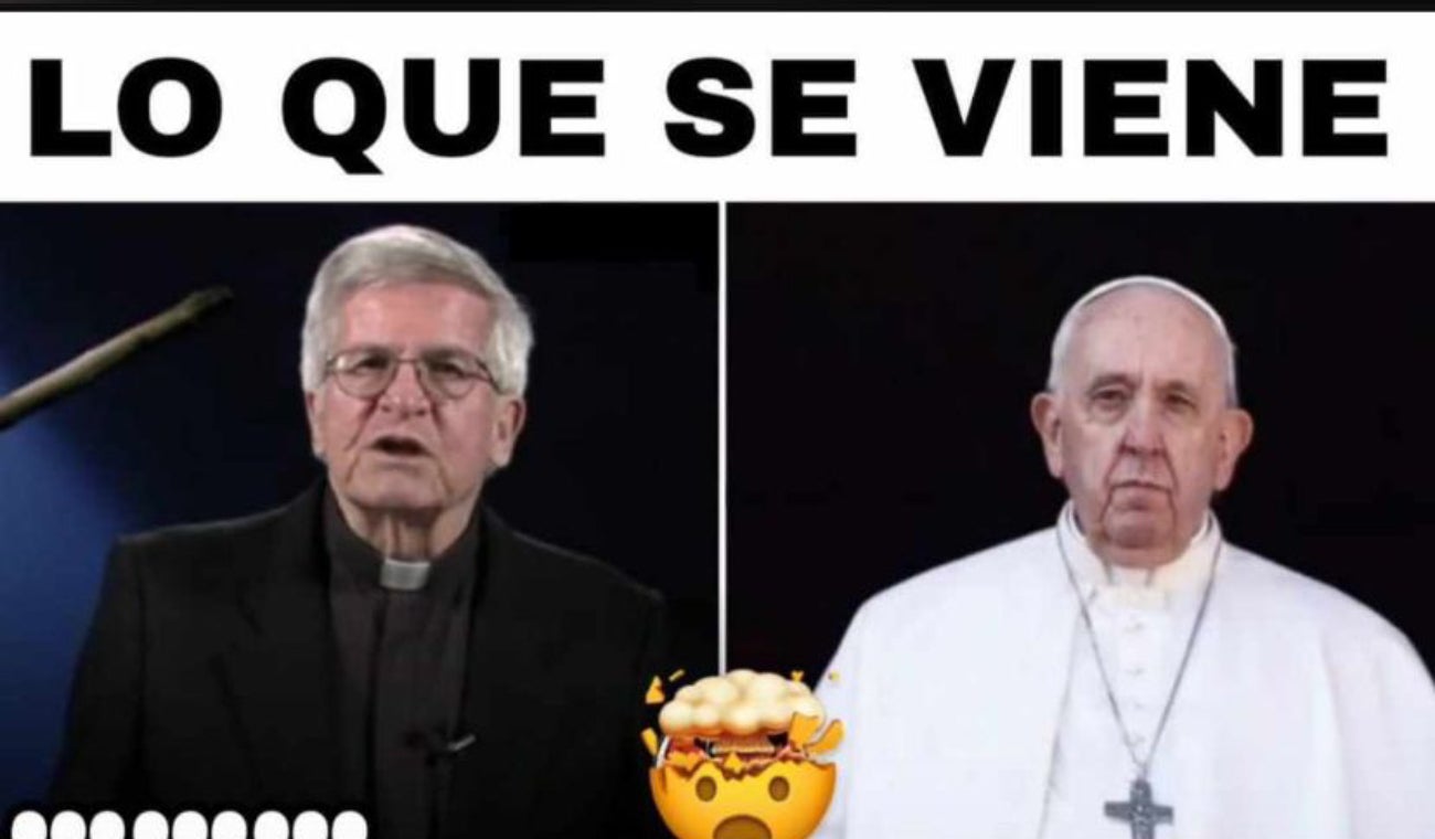 Meme de Diego Jaramillo y el papa Francisco por la final de la Copa América Meme de Diego Jaramillo y el papa Francisco por la final de la Copa América