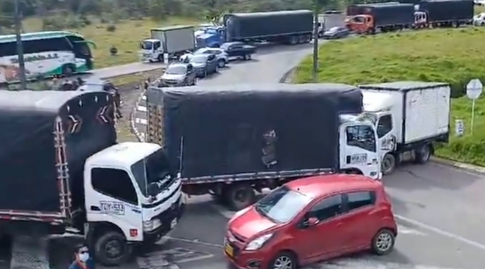 Paro camioneros Nariño Paro camioneros Nariño