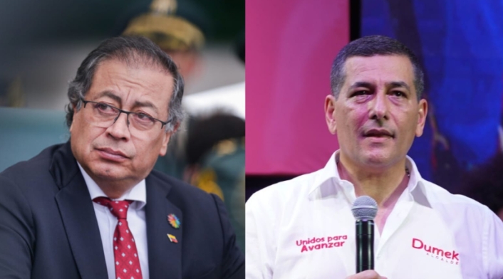 Gustavo Petro y Dumek Turbay Gustavo Petro y Dumek Turbay