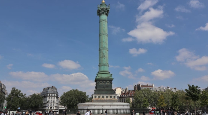 Tour por la plaza de la Bastilla en París Tour por la plaza de la Bastilla en París