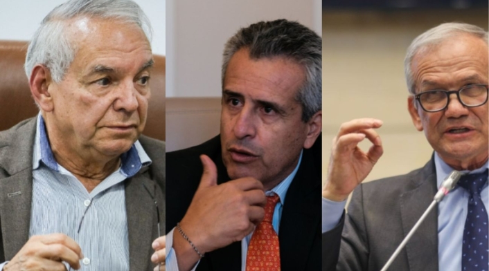 MinHacienda, exministro Velasco y Carlos Ramón González MinHacienda, exministro Velasco y Carlos Ramón González