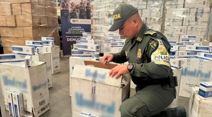 El decomiso de dicha mercancía se realizó en Buga, Valle y en Bogotá