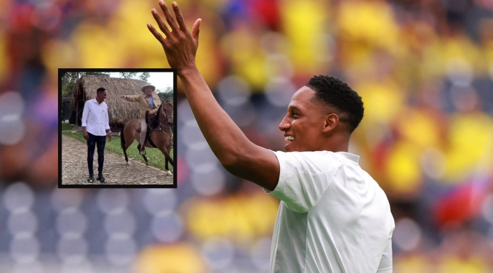 Yerry Mina y su encuentro con Yerry Mina Yerry Mina y su encuentro con Yerry Mina