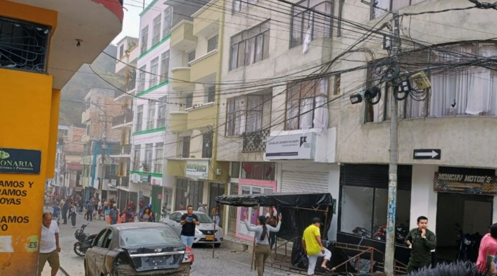 Explosión de una moto en el municipio de Samaniego Explosión de una moto en el municipio de Samaniego