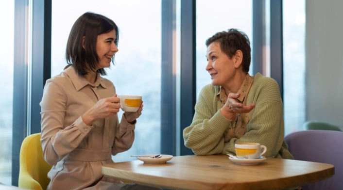 Conversación entre dos personas Conversación entre dos personas