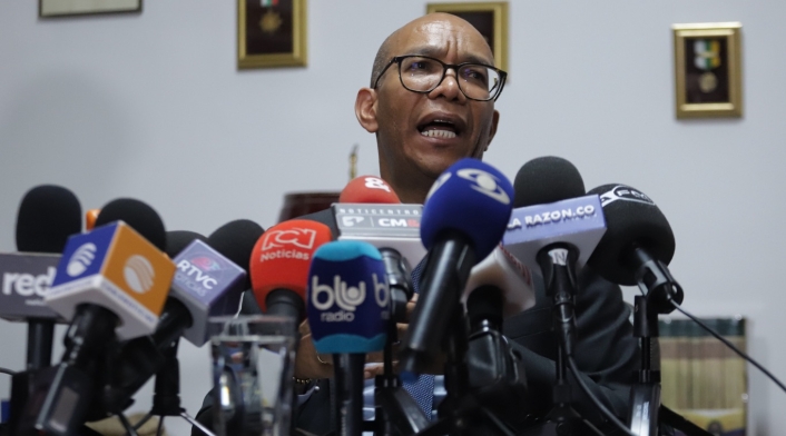 El presidente de la Corte Suprema, Gerson Chaverra