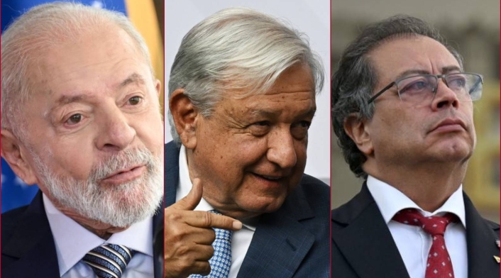 Petro, Lula da Silva y AMLO Petro, Lula da Silva y AMLO