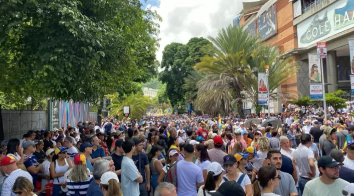 Protestas en Venezuela convocadas por la oposición
