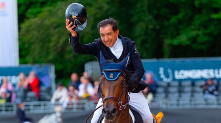 El jinete colombiano René López El jinete colombiano René López