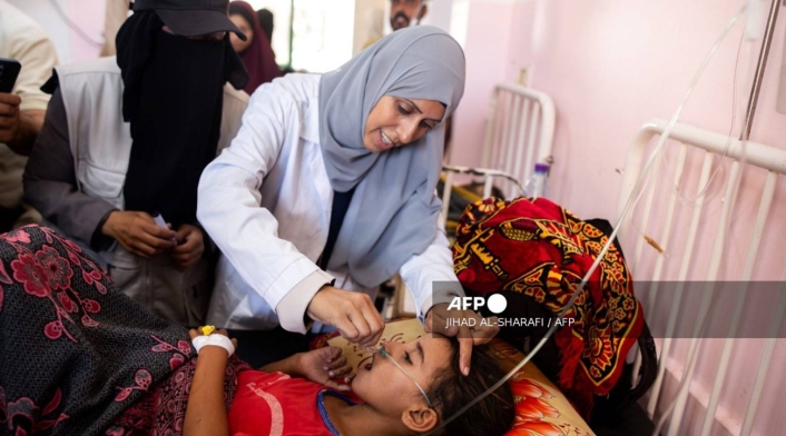 Vacunación polio Gaza Vacunación polio Gaza