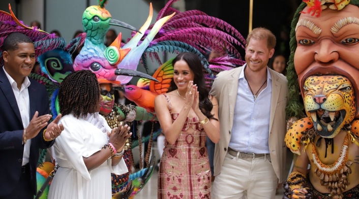 Harry y Meghan en Bogotá Harry y Meghan en Bogotá
