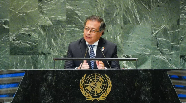Presidente Gustavo Petro en la ONU