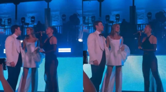 Greeicy Rendón cantó en la fiesta de bodas de Gabriela Tafur y Esteban Santos