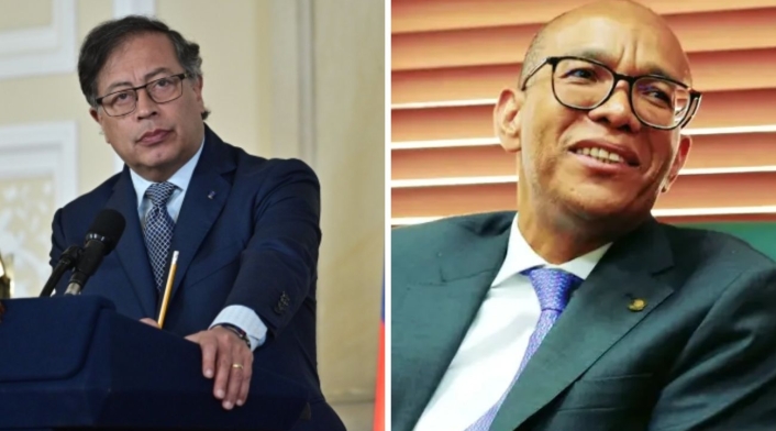 Gustavo Petro y Gerson Chaverra Gustavo Petro y Gerson Chaverra