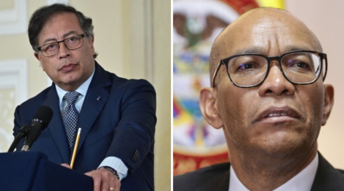 Gustavo Petro y Gerson Chaverra Gustavo Petro y Gerson Chaverra