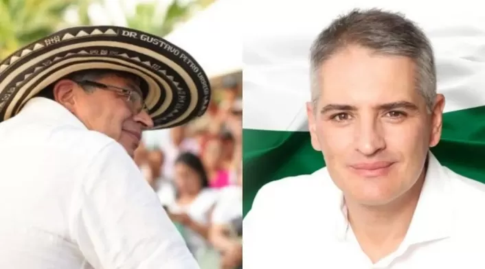Presidente Gustavo Petro/Gobernador de Antioquia Andrés Julián Rendón.