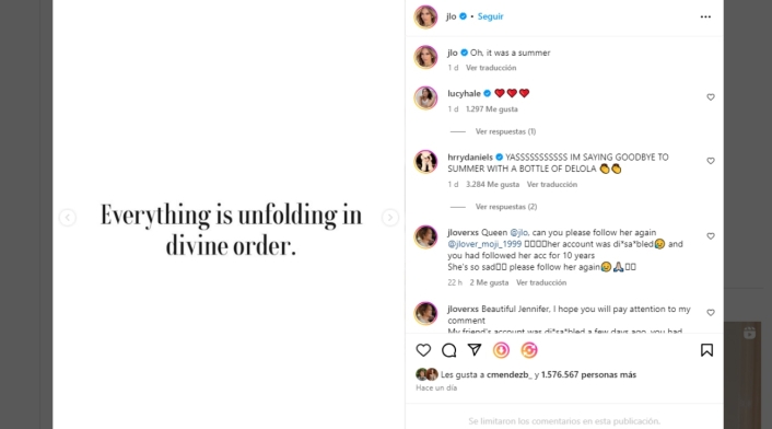 Jennifer López Instagram Jennifer López Instagram