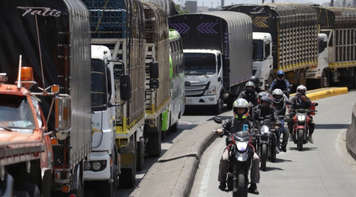 Paro camionero | Protesta de transportadores de carga | Desabastecimiento| Gasolina | Bogotá | Septiembre 2024