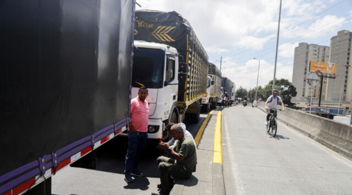 Paro de transportadores en Colombia Paro de transportadores en Colombia