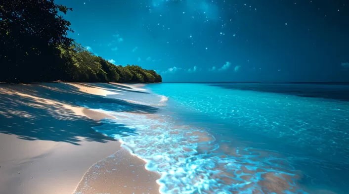 Playas bioluminiscentes Playas bioluminiscentes