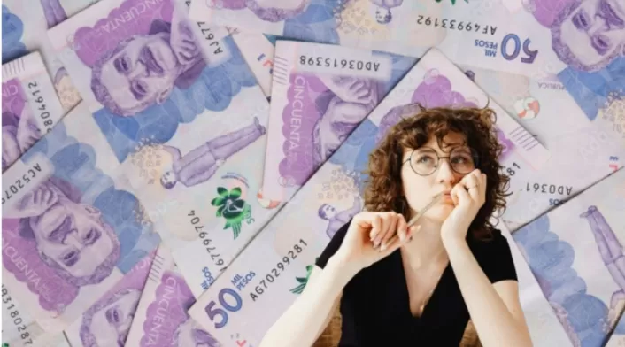 ¿Quiénes recibirán el 30% de prima? Billetes y una mujer pensativa