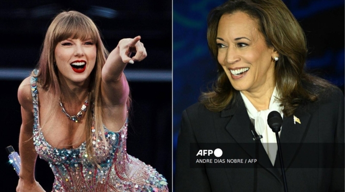 Taylor Swift y Kamala Harris Taylor Swift y Kamala Harris