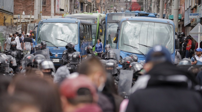 Paro camioneros Bogotá Paro camioneros Bogotá