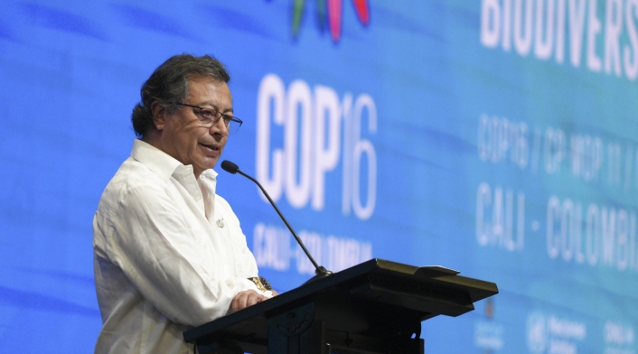 Presidente Gustavo Petro en la COP16