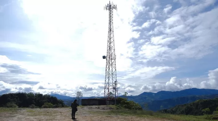 Antena en Herveo