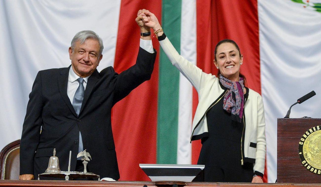 Claudia Sheinbaum y López Obrador Claudia Sheinbaum y López Obrador