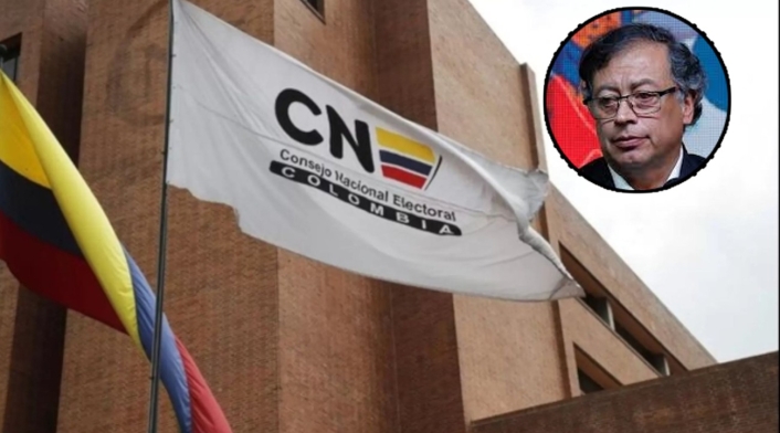 CNE y Gustavo Petro CNE y Gustavo Petro