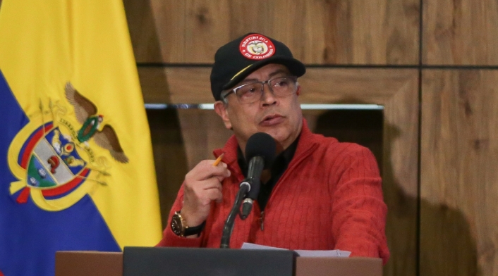 Gustavo Petro, presidente de Colombia Gustavo Petro suspende agenda por cuadro gripal y respiratorio