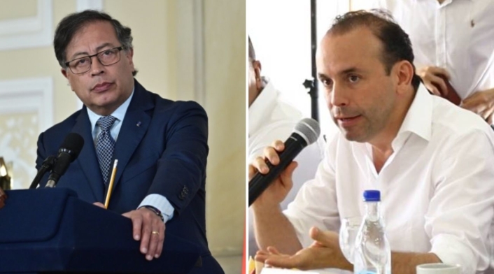 Gustavo Petro y Alejandro Eder Gustavo Petro y Alejandro Eder