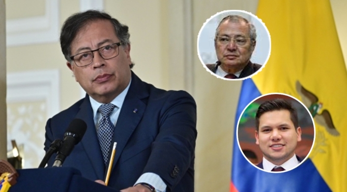 Gustavo Petro, Iván Name y Andrés Calle Gustavo Petro, Iván Name y Andrés Calle