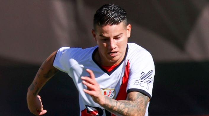James Rodríguez con el Rayo Vallecano James Rodríguez con el Rayo Vallecano