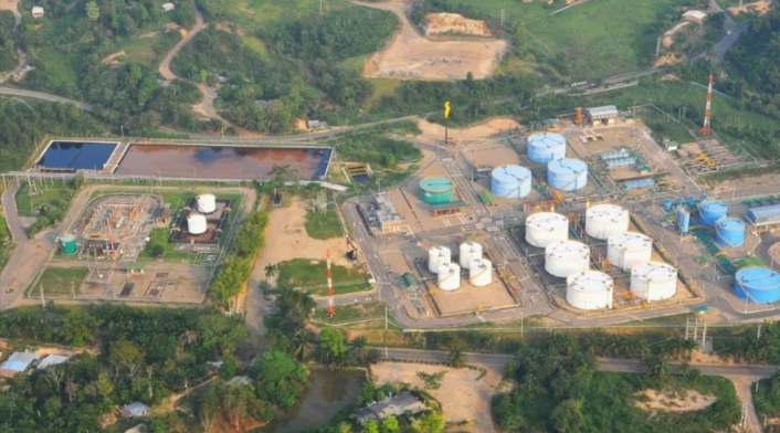 Oleoducto de Ecopetrol en Barrancabermeja Oleoducto de Ecopetrol en Barrancabermeja