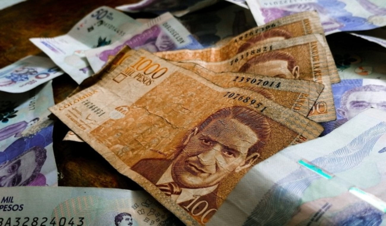 Pesos colombianos